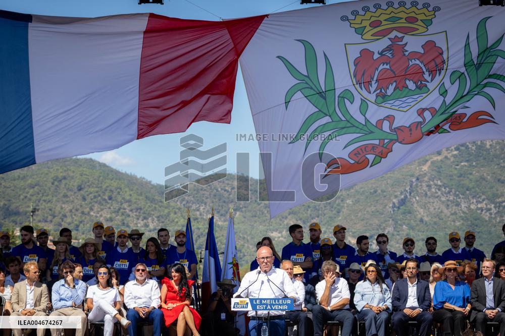 Eric Ciotti Starts His Political Season - Levens