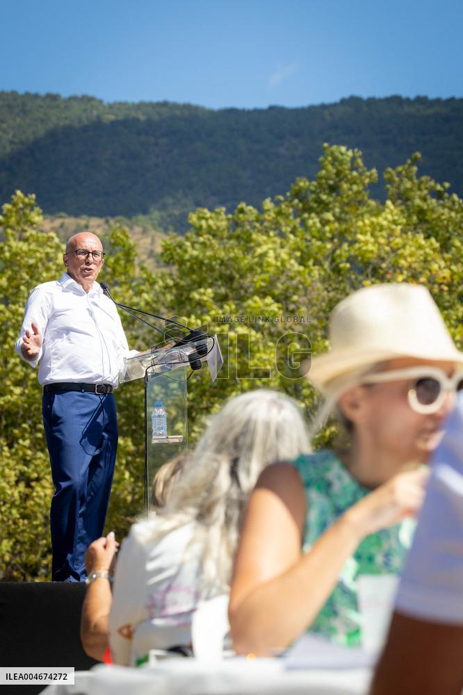 Eric Ciotti Starts His Political Season - Levens