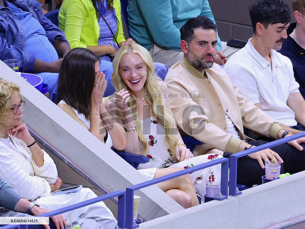 US Open - Lindsay Lohan In The Stands