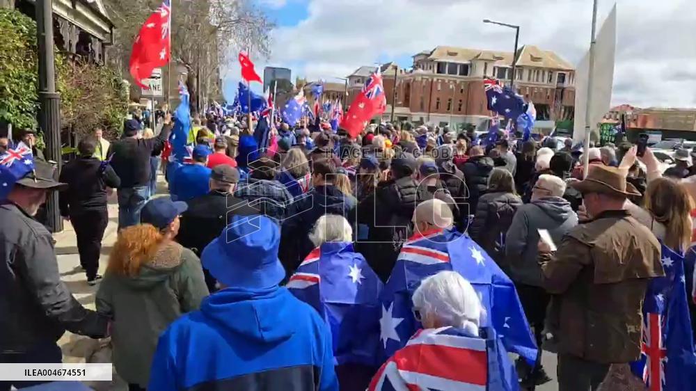 Australia: Thousands Join Anti-Immigration “March for Australia” Rallies Nationwide 3