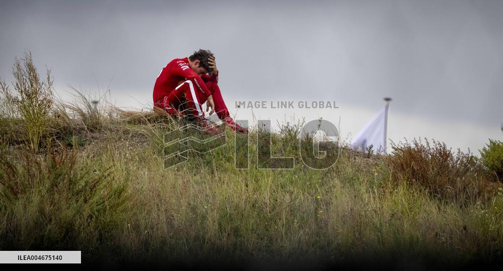 Dutch Grand Prix - Charles Leclerc Retires from The Race