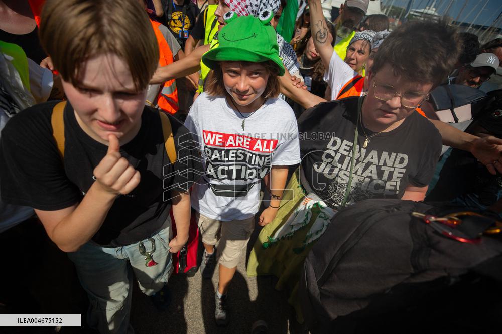 Global Sumud Flotilla Departing from Barcelona - Spain