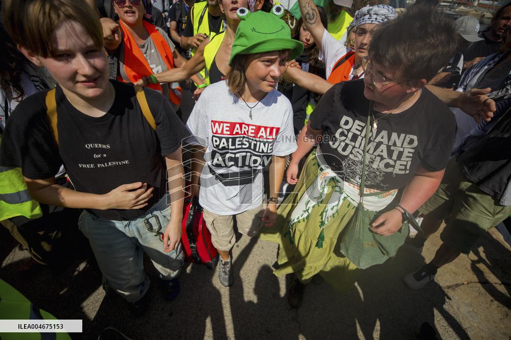 Global Sumud Flotilla Departing from Barcelona - Spain