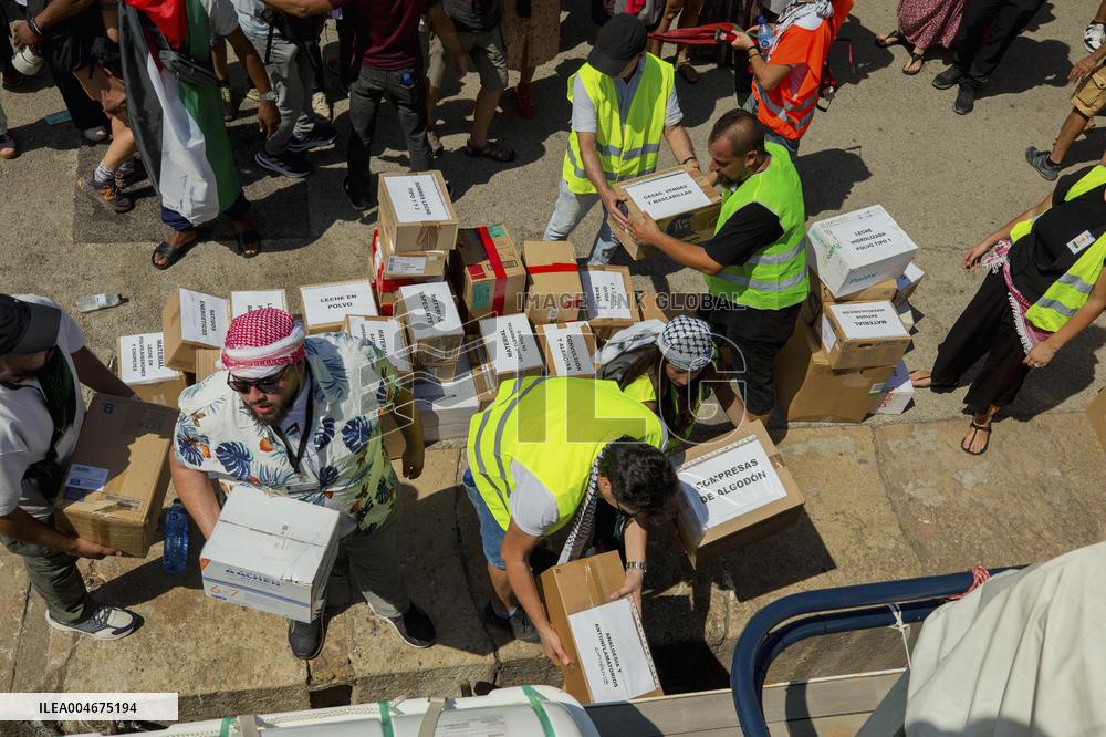Global Sumud Flotilla Departing from Barcelona - Spain