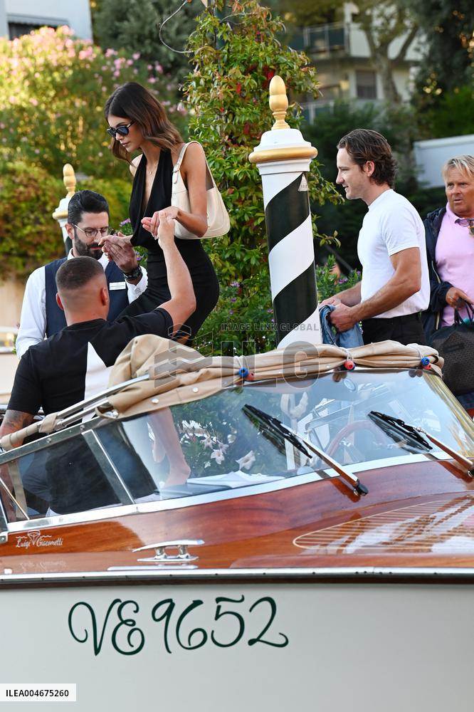 Venice - Kaia Gerber and Lewis Pullman Date Trip