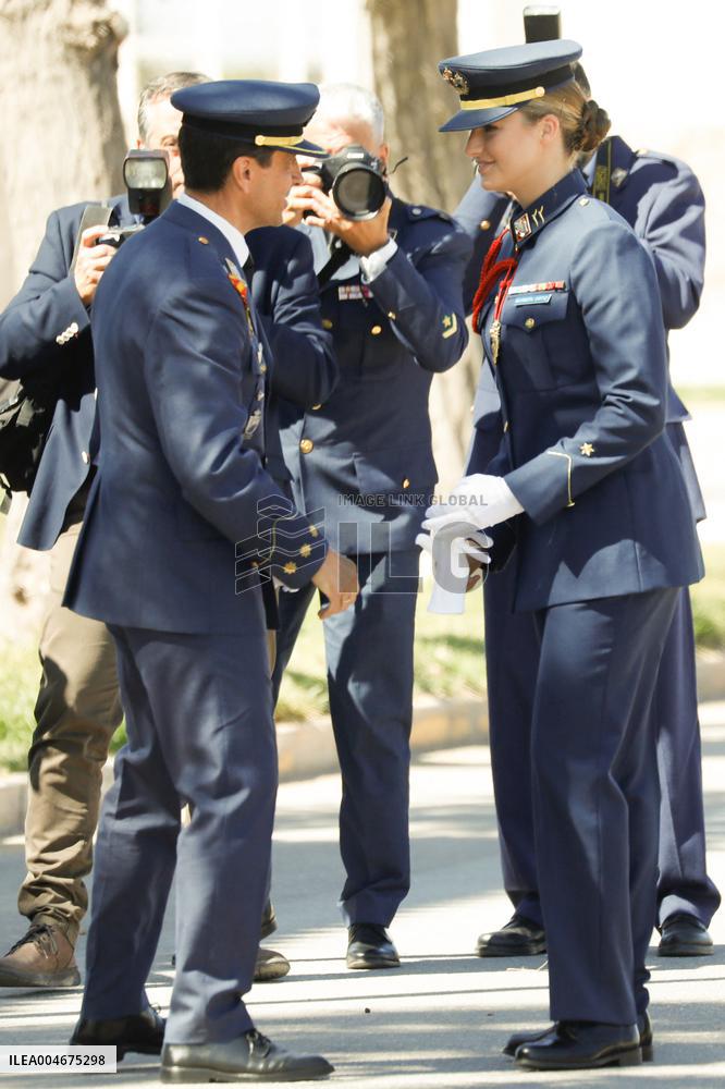 Princess Leonor Admitted to the Air Force Academy - Spain