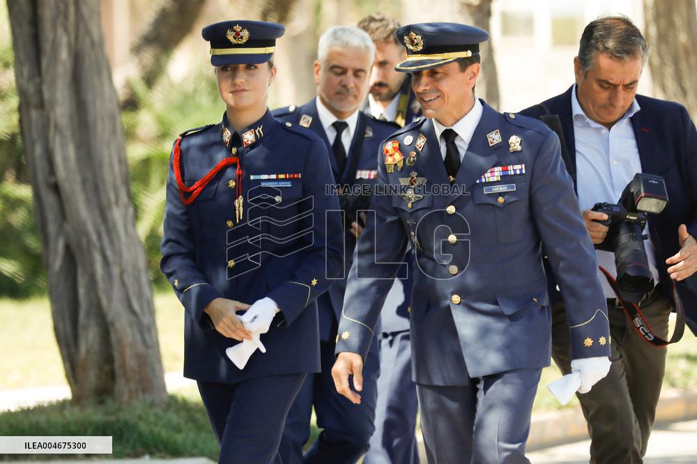 Princess Leonor Admitted to the Air Force Academy - Spain