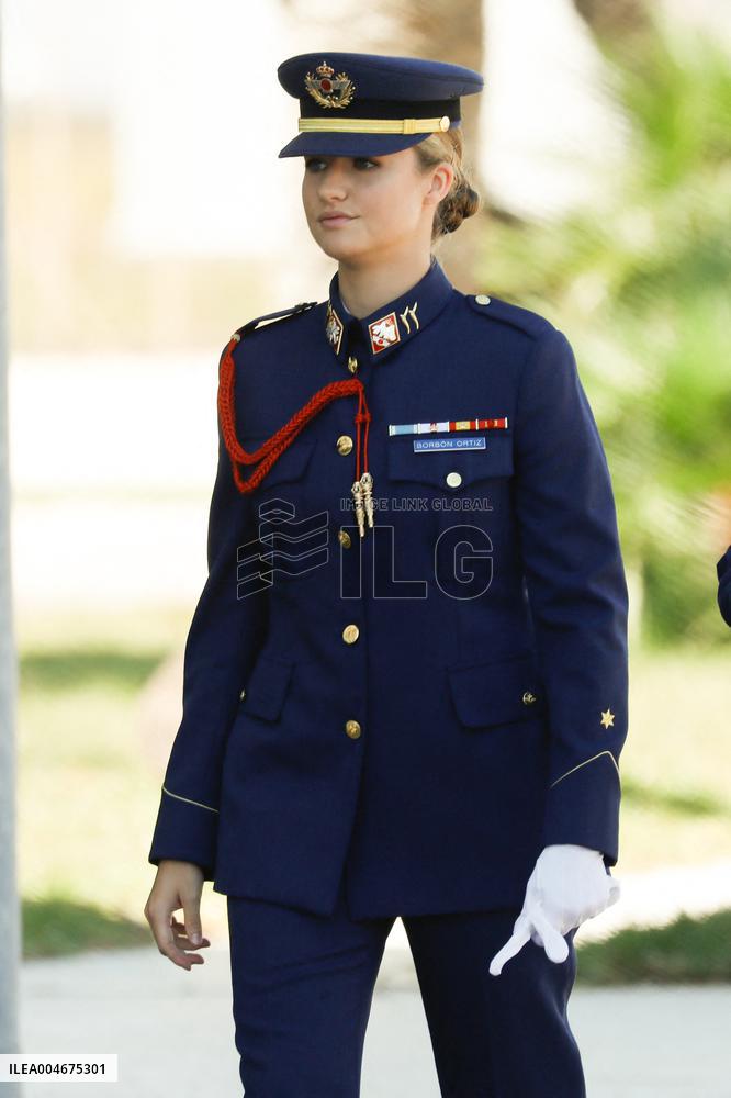 Princess Leonor Admitted to the Air Force Academy - Spain
