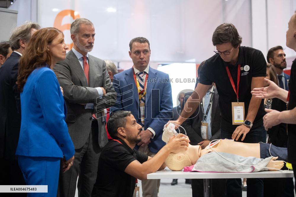 King Felipe Attends Cardiology Congress Session - Madrid