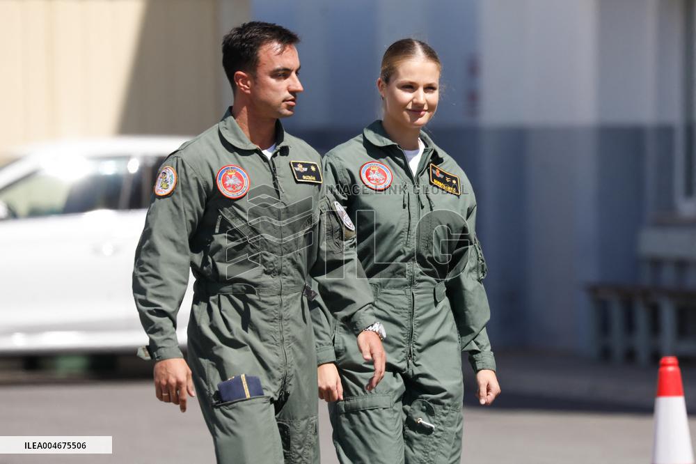 Princess Leonor Admitted to the Air Force Academy - Spain