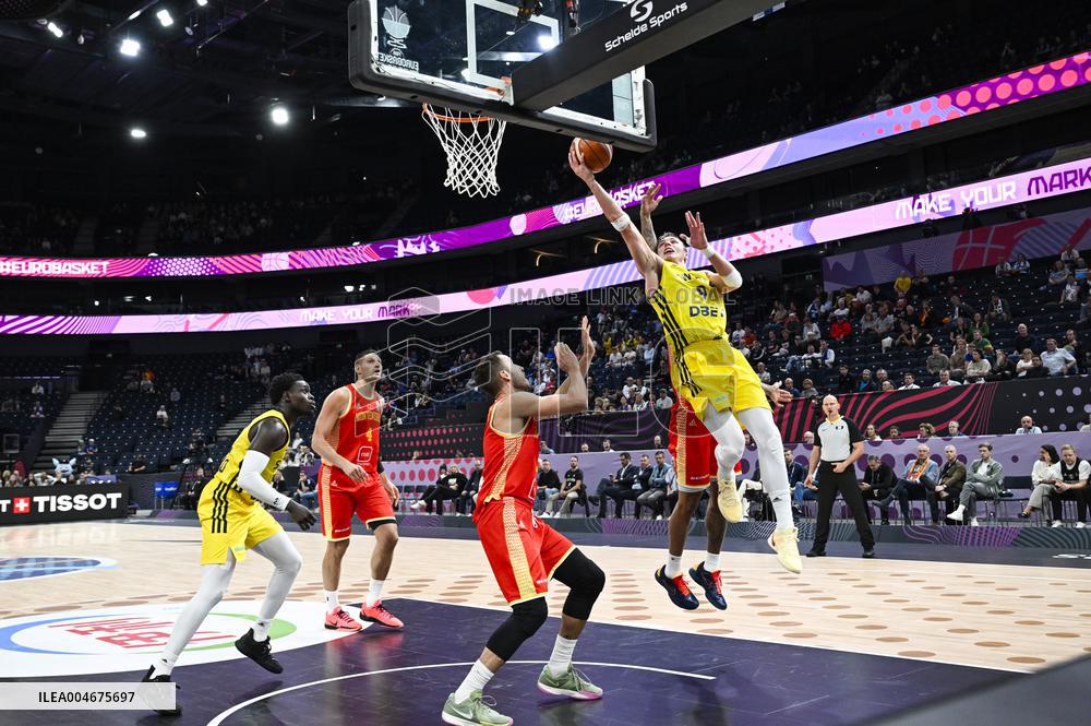 BASKETBALL EUROPEAN CHAMPIONSHIP SWEDEN-MONTENEGRO