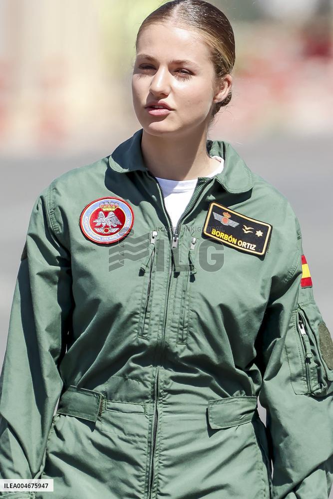 Princess Leonor Admitted to the Air Force Academy - Spain
