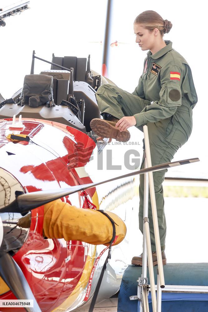 Princess Leonor Admitted to the Air Force Academy - Spain