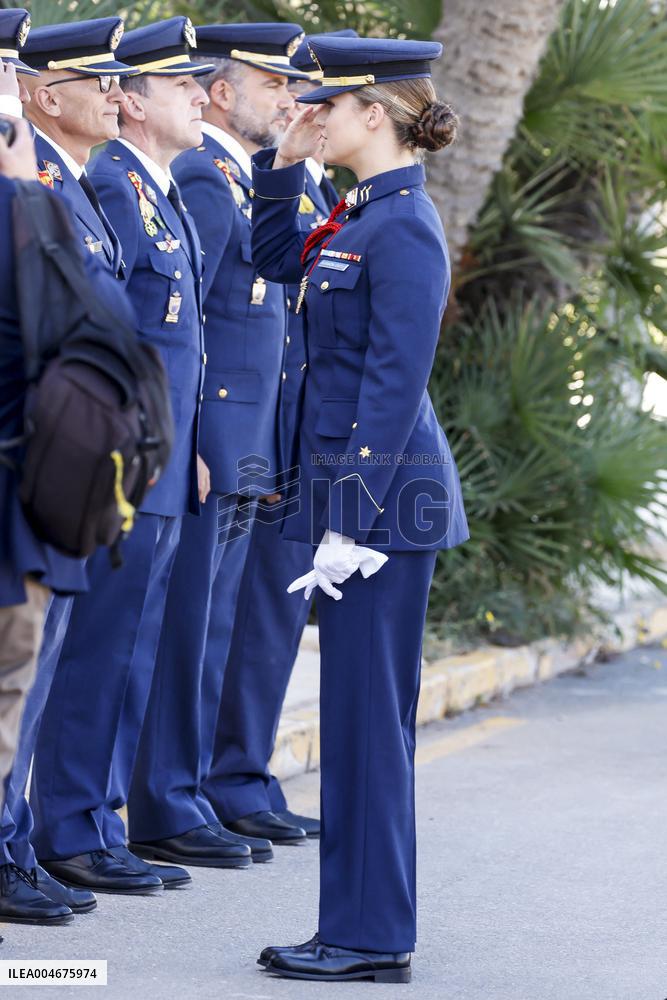 Princess Leonor Admitted to the Air Force Academy - Spain