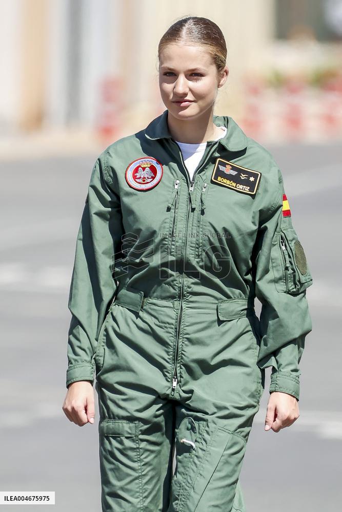 Princess Leonor Admitted to the Air Force Academy - Spain