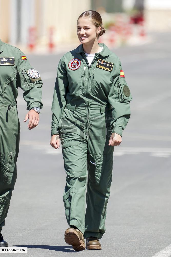 Princess Leonor Admitted to the Air Force Academy - Spain