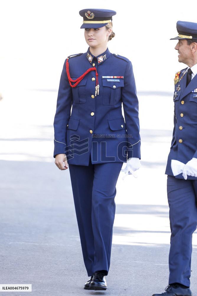 Princess Leonor Admitted to the Air Force Academy - Spain
