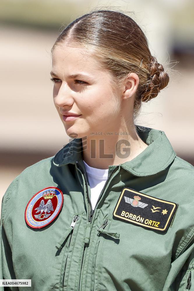Princess Leonor Admitted to the Air Force Academy - Spain
