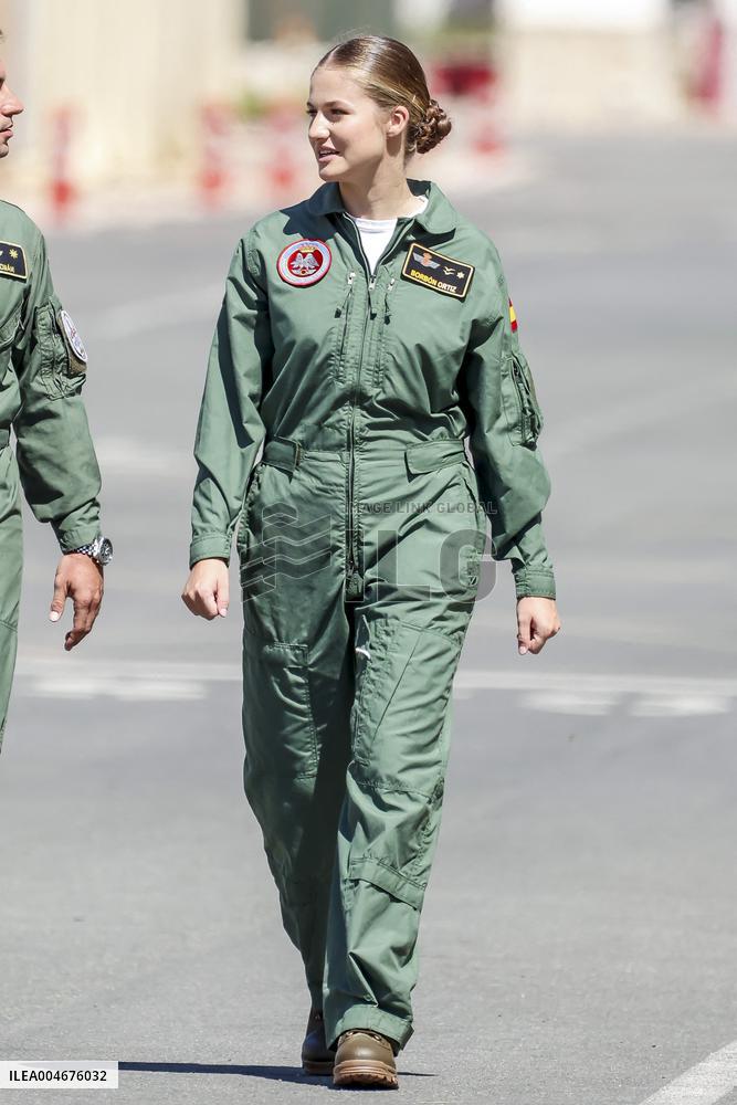 Princess Leonor Admitted to the Air Force Academy - Spain