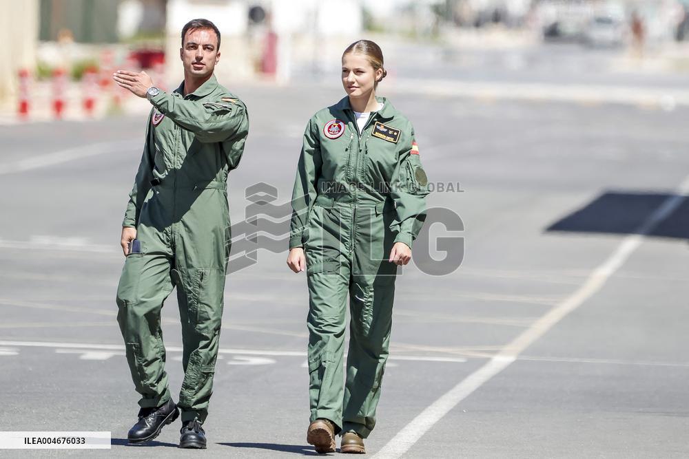 Princess Leonor Admitted to the Air Force Academy - Spain
