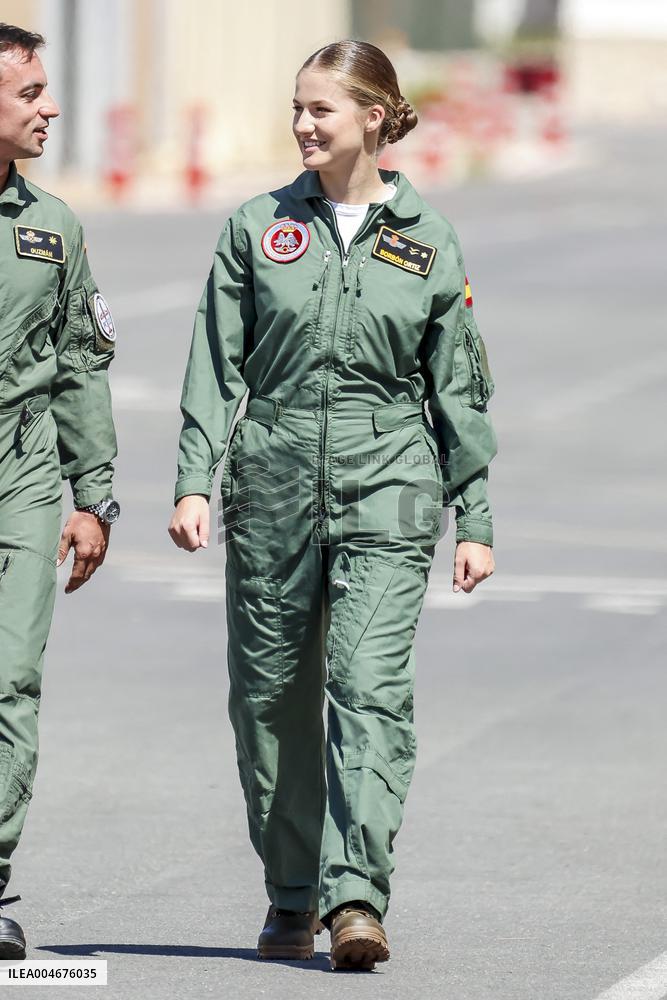 Princess Leonor Admitted to the Air Force Academy - Spain