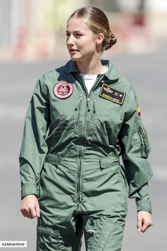 Princess Leonor Admitted to the Air Force Academy - Spain
