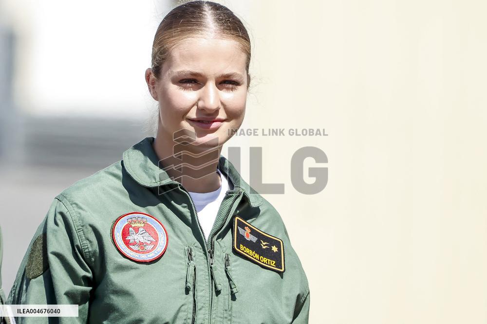 Princess Leonor Admitted to the Air Force Academy - Spain
