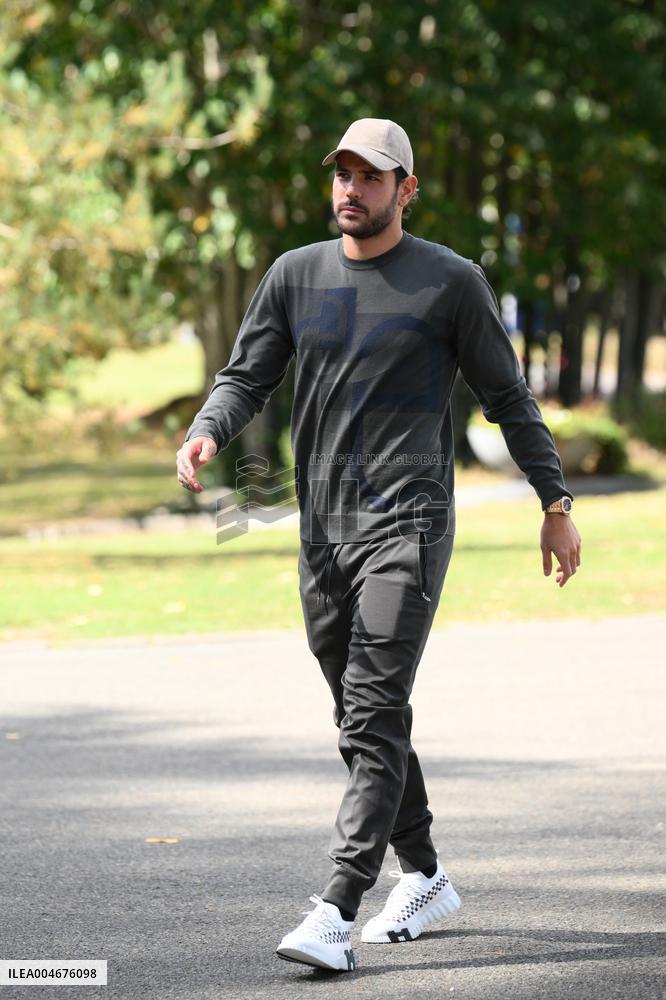 French Football Squad Arriving At Training Camp - Clairefontaine
