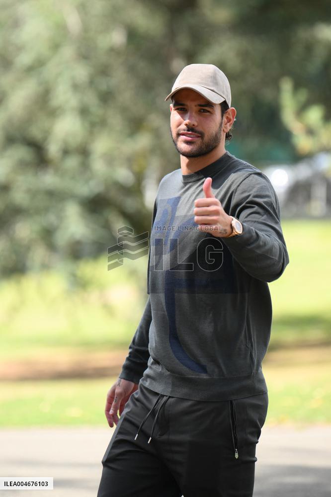 French Football Squad Arriving At Training Camp - Clairefontaine