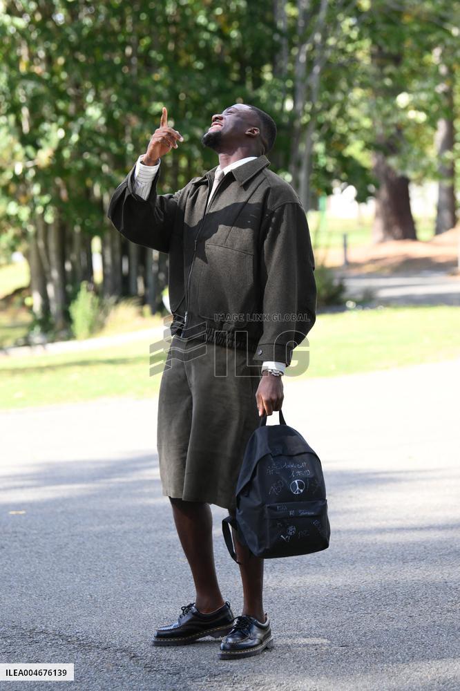 French Football Squad Arriving At Training Camp - Clairefontaine