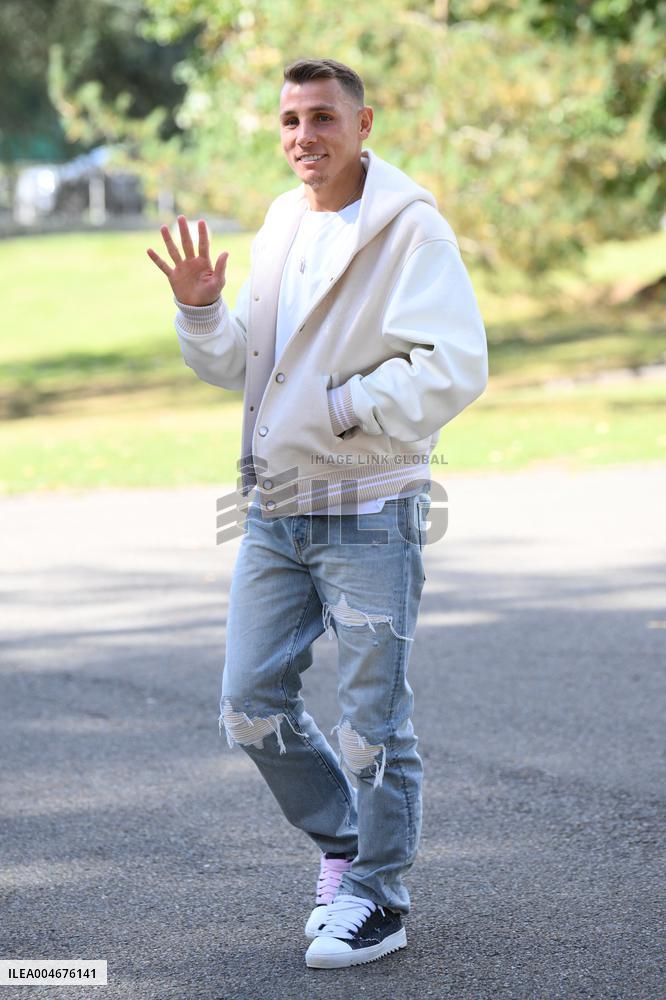 French Football Squad Arriving At Training Camp - Clairefontaine