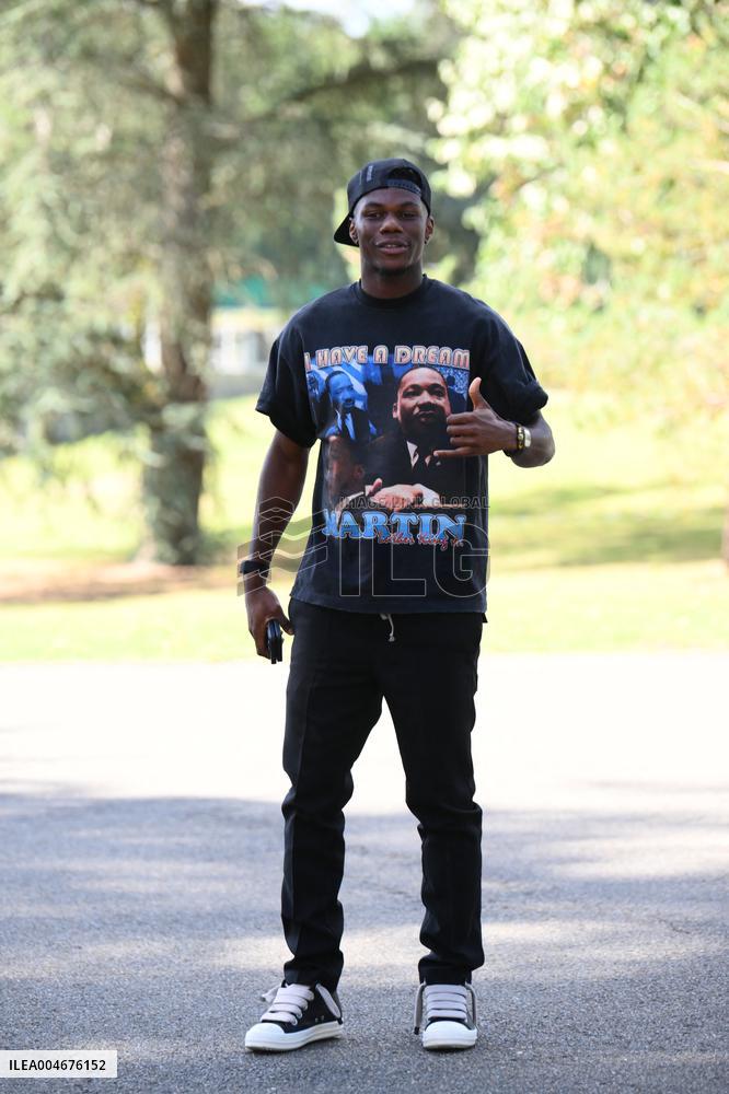 French Football Squad Arriving At Training Camp - Clairefontaine