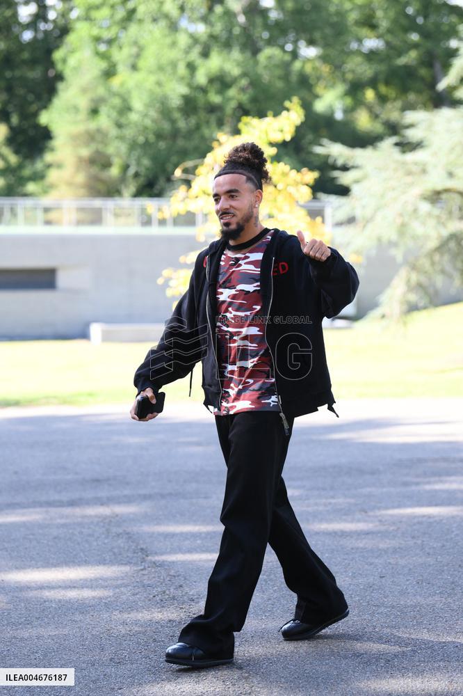French Football Squad Arriving At Training Camp - Clairefontaine