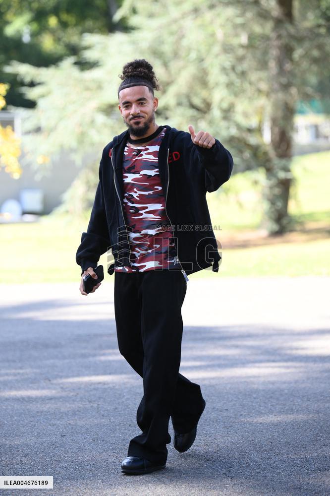 French Football Squad Arriving At Training Camp - Clairefontaine
