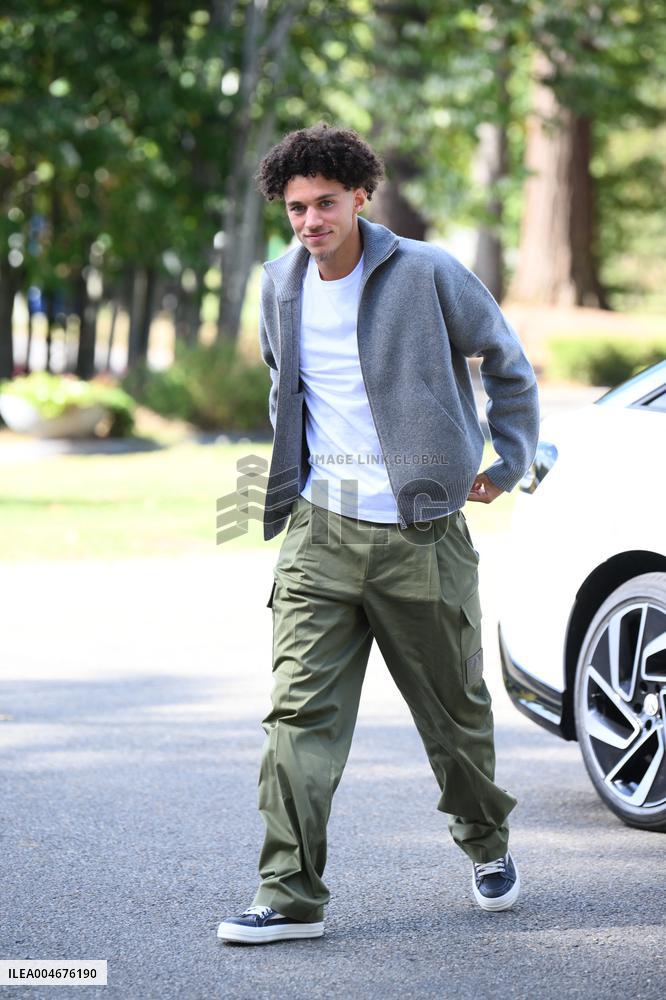 French Football Squad Arriving At Training Camp - Clairefontaine