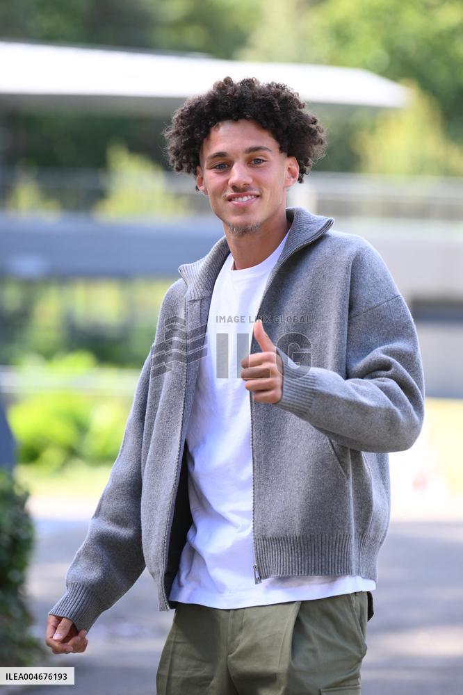 French Football Squad Arriving At Training Camp - Clairefontaine