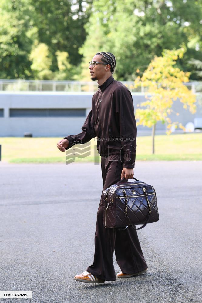 French Football Squad Arriving At Training Camp - Clairefontaine