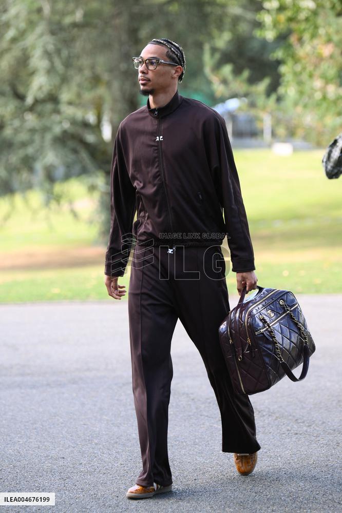 French Football Squad Arriving At Training Camp - Clairefontaine