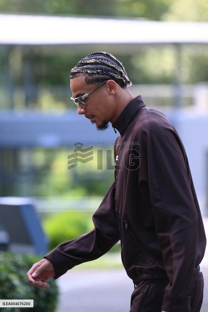 French Football Squad Arriving At Training Camp - Clairefontaine