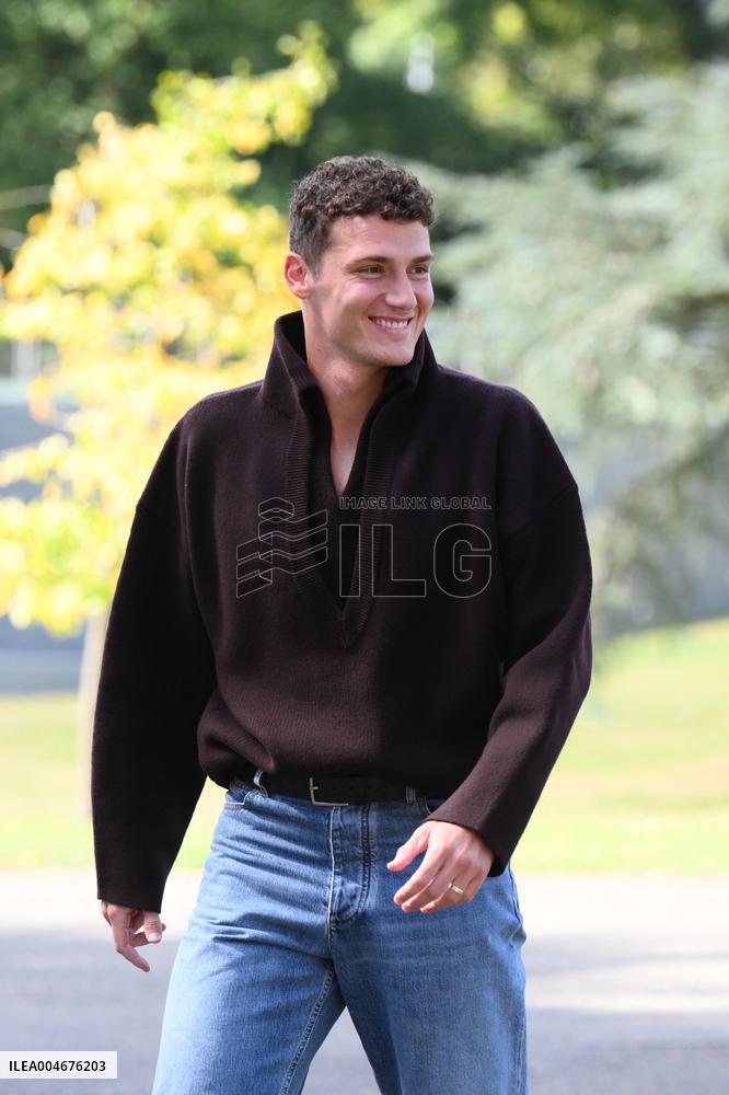 French Football Squad Arriving At Training Camp - Clairefontaine