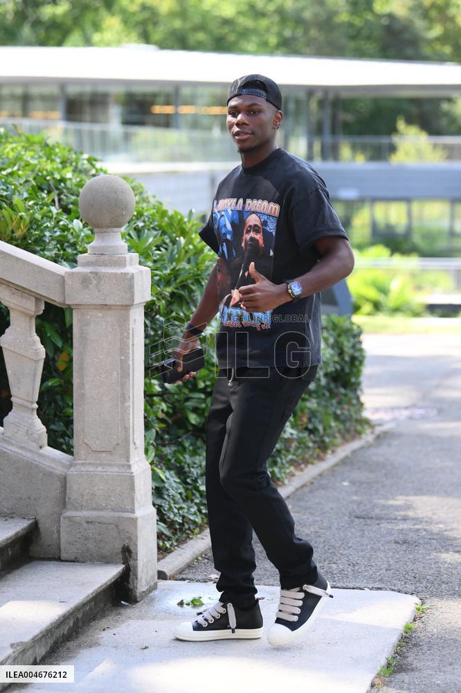 French Football Squad Arriving At Training Camp - Clairefontaine