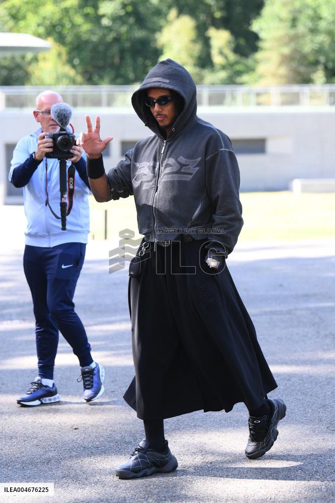 French Football Squad Arriving At Training Camp - Clairefontaine