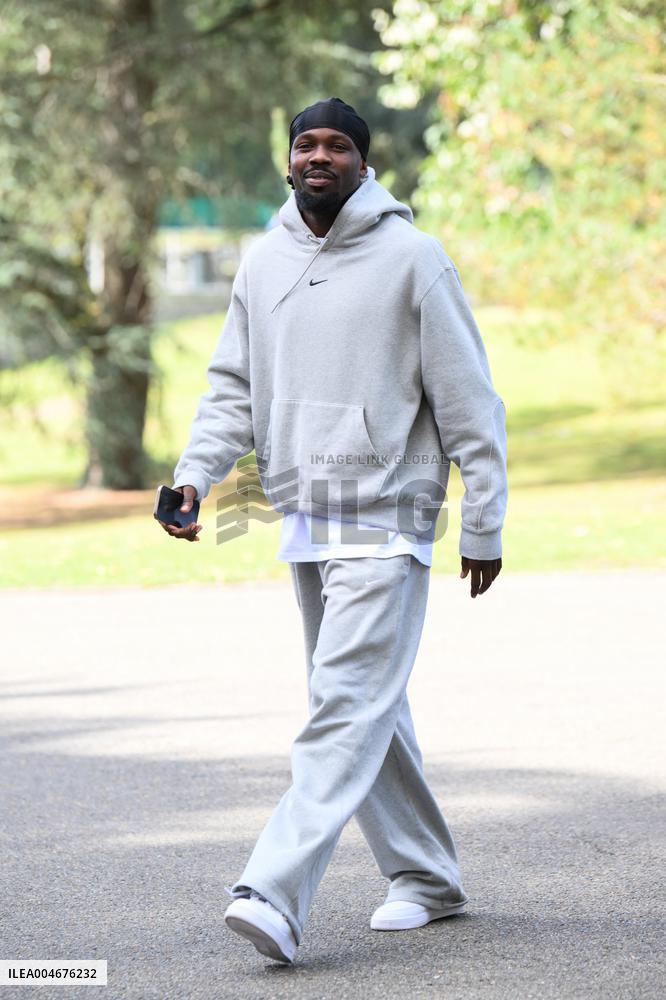 French Football Squad Arriving At Training Camp - Clairefontaine