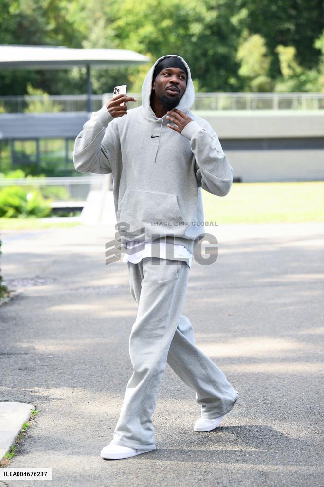 French Football Squad Arriving At Training Camp - Clairefontaine