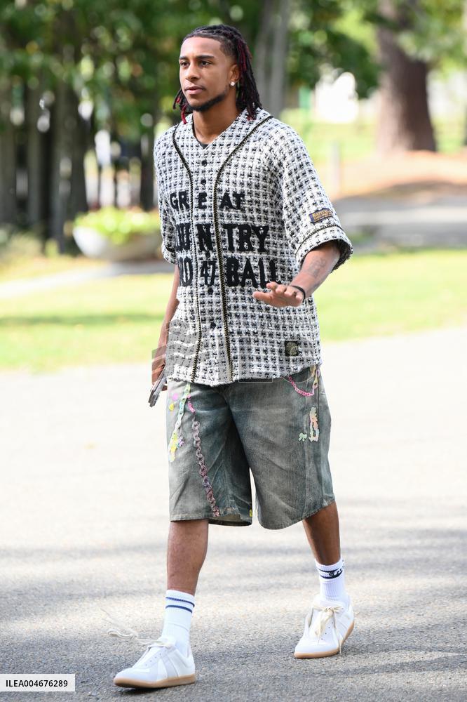 French Football Squad Arriving At Training Camp - Clairefontaine