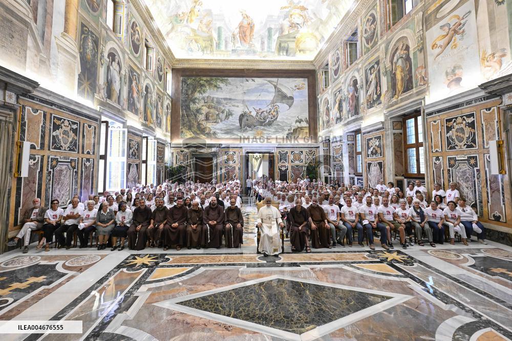 Pope Leo XIV Receives The St Francis Work For The Poor In Milan - Vatican