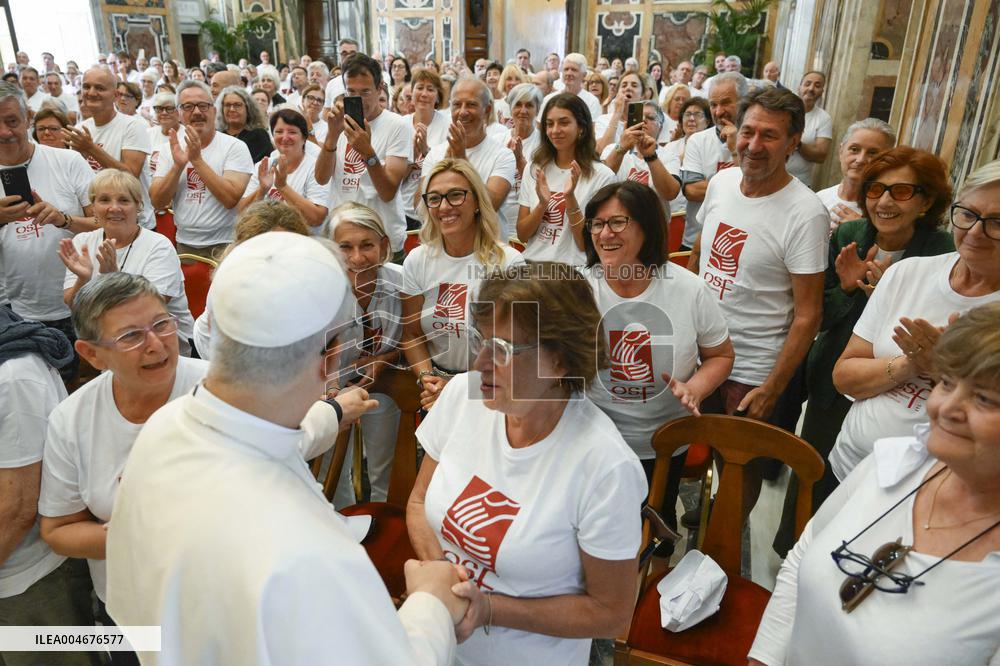 Pope Leo XIV Receives The St Francis Work For The Poor In Milan - Vatican