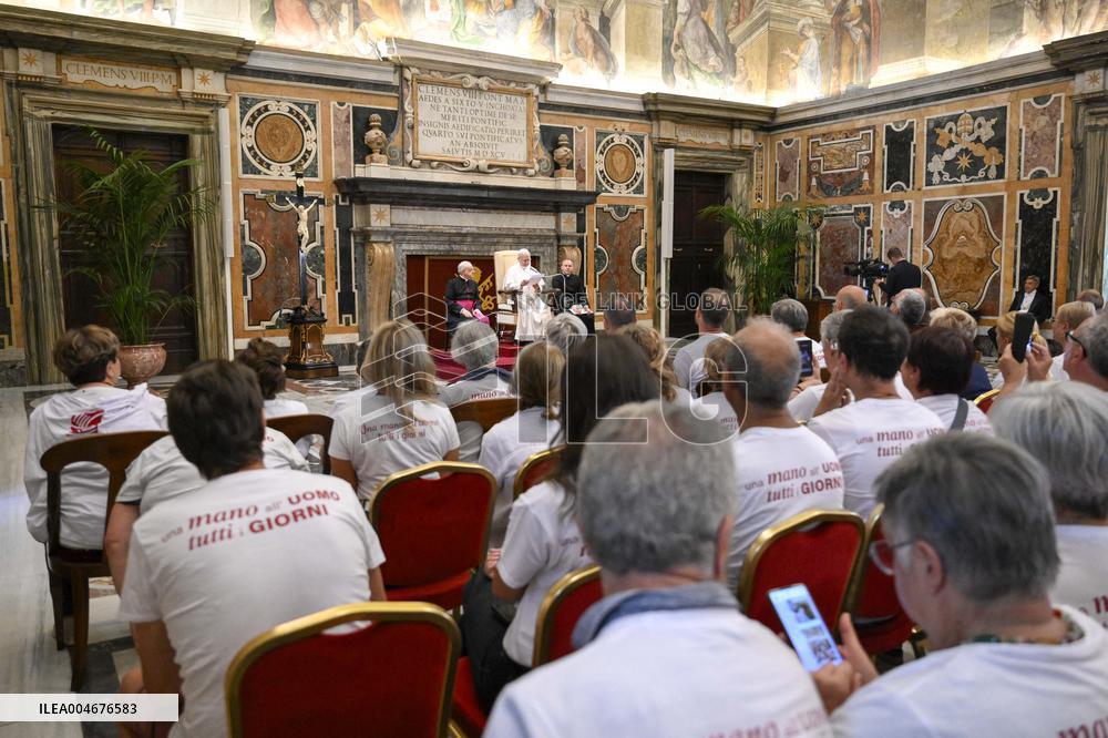 Pope Leo XIV Receives The St Francis Work For The Poor In Milan - Vatican