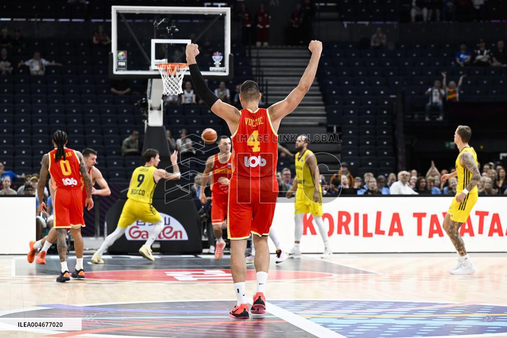 BASKETBALL EUROPEAN CHAMPIONSHIP SWEDEN-MONTENEGRO