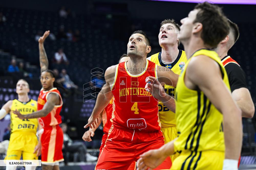 BASKETBALL EUROPEAN CHAMPIONSHIP SWEDEN-MONTENEGRO